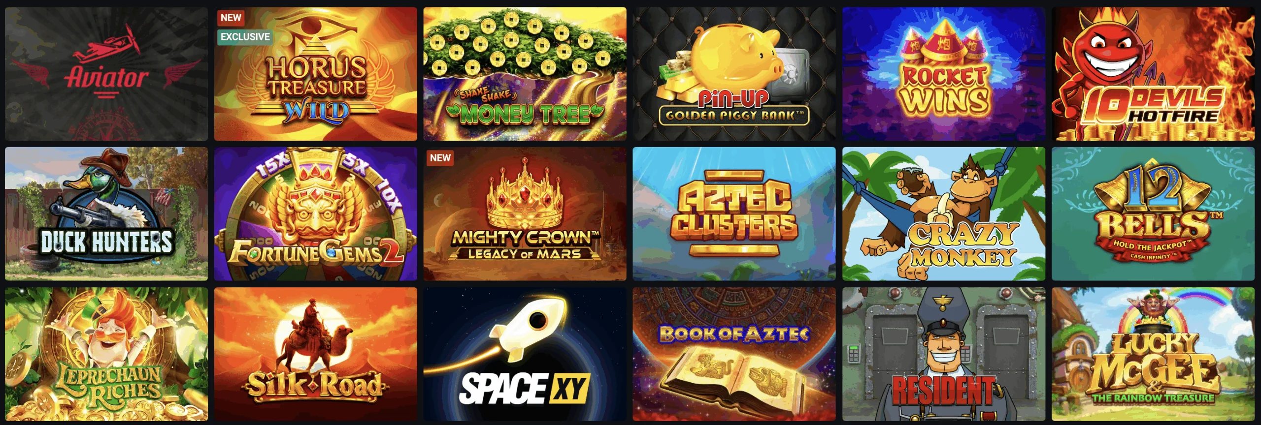 juegos en Casino Pin Up online